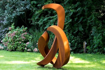 Rusty Metal Garden Decoration Corten Steel Sculpture