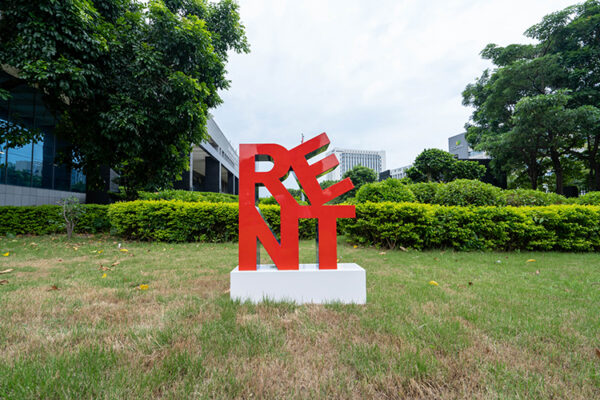 Stainless steel public art