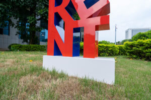 Stainless steel public art