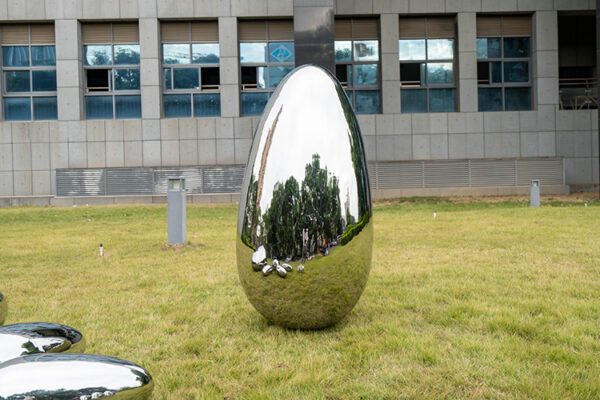 Stainless steel public art