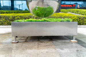 Spherical fountain sculpture