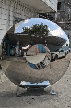 Stainless steel mirror sculpture China's most powerful customization factory