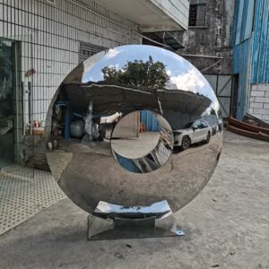 Stainless steel mirror sculpture China's most powerful customization factory