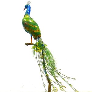 Peacock sculpture