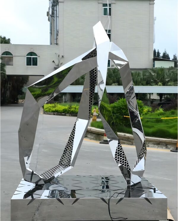 Stainless steel sculpture art