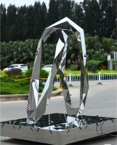 Stainless steel sculpture art