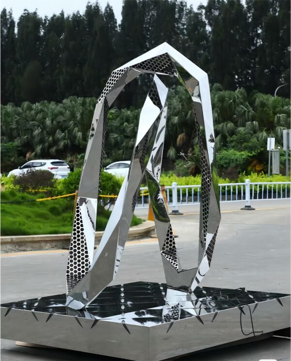 Stainless steel sculpture art