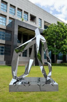 Stainless steel sculpture art